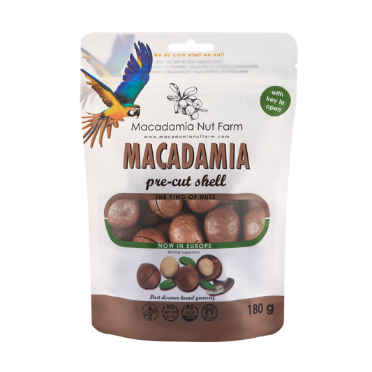 Makadāmijas rieksti čaulā