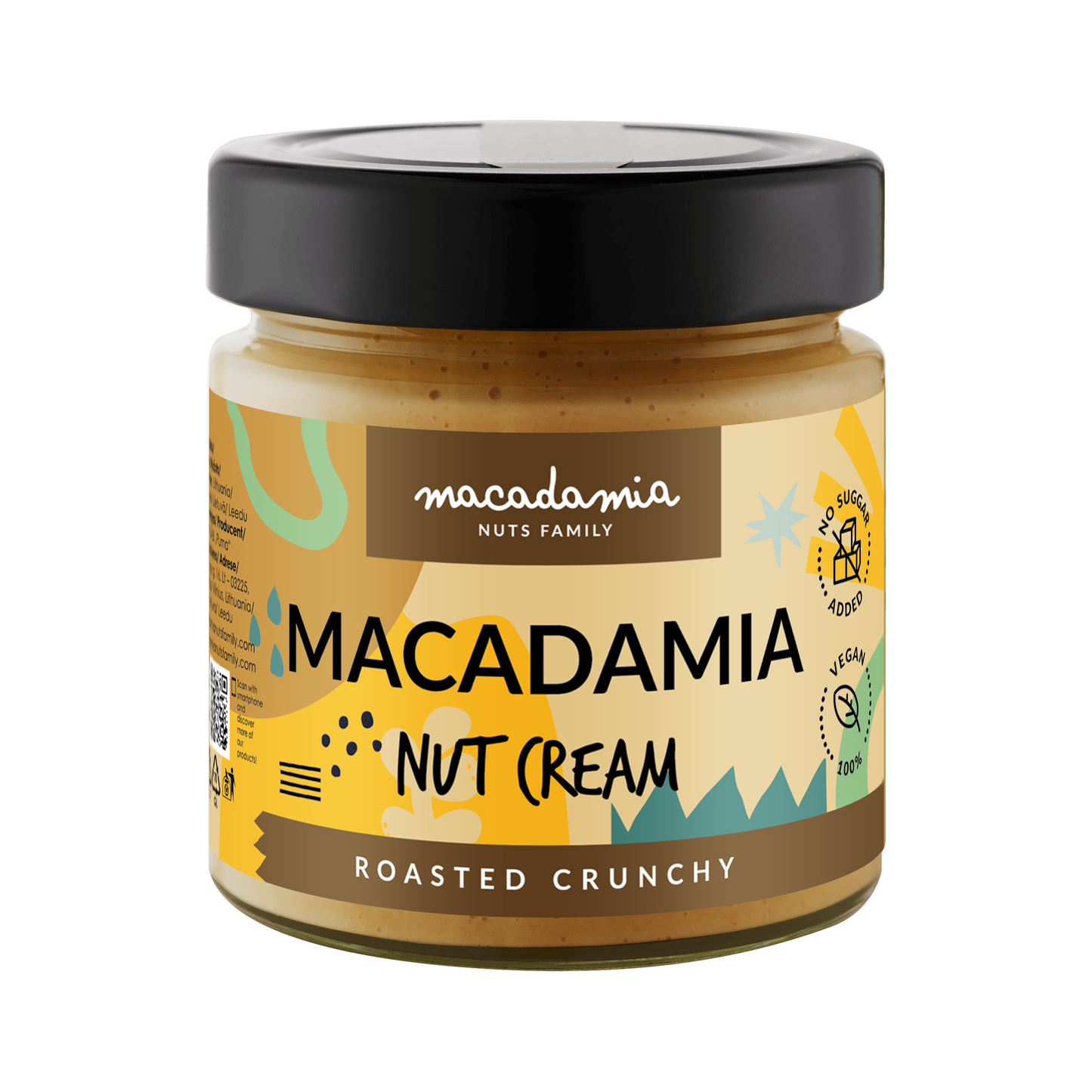 Makadāmijas riekstu sviests CRUNCHY