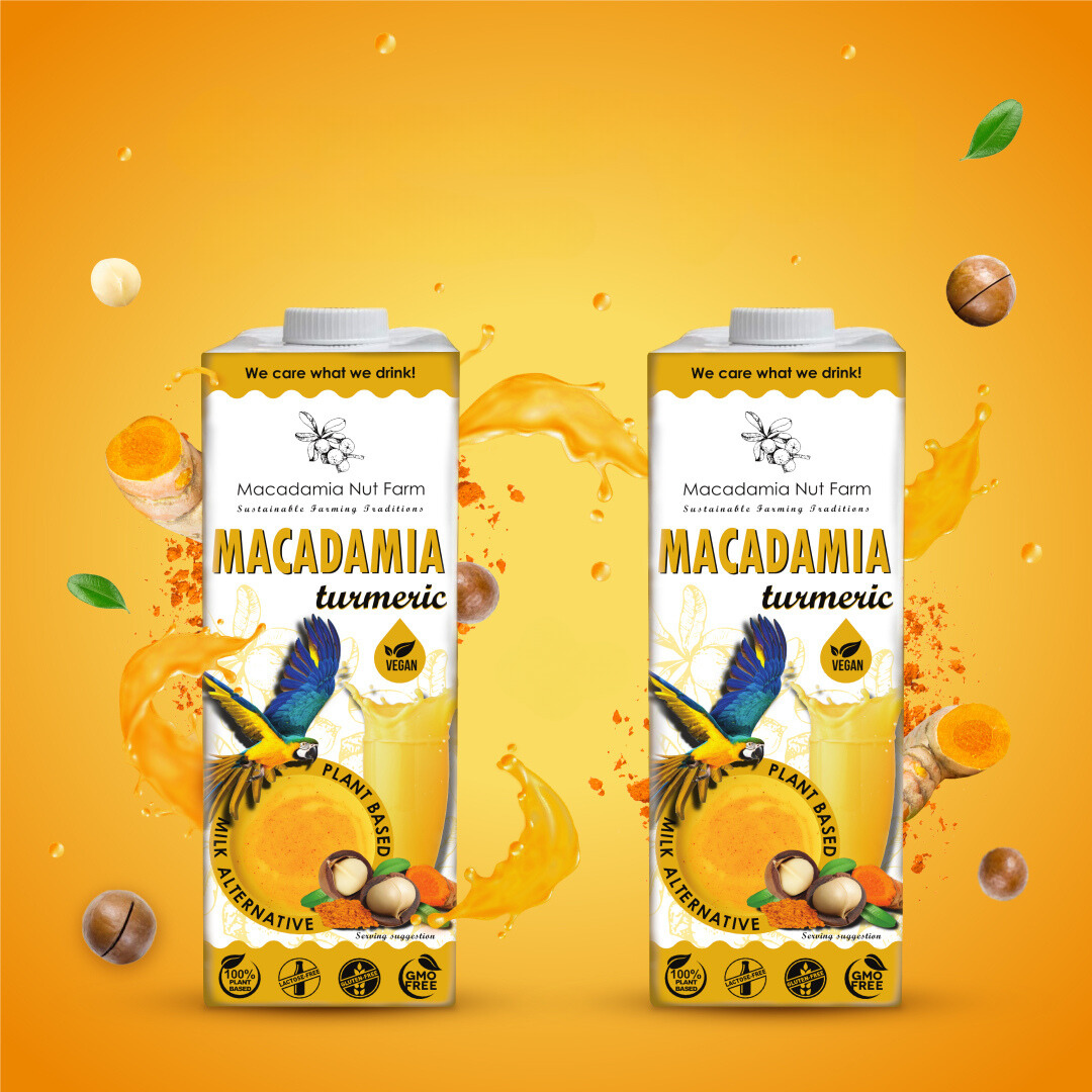 Makadāmijas riekstu dzēriens TURMERIC