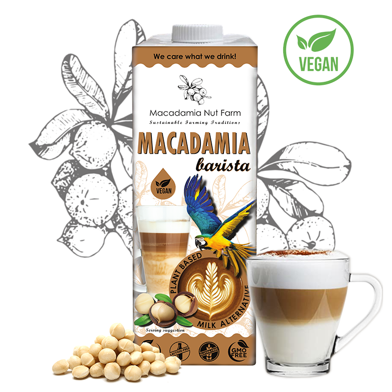 Makadāmijas riekstu dzēriens BARISTA